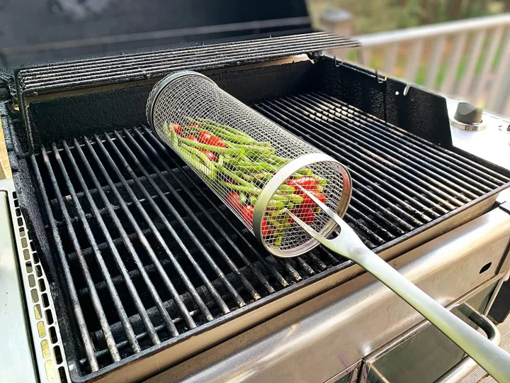 💲One Day 49% OFF🥩Rolling Grilling Basket