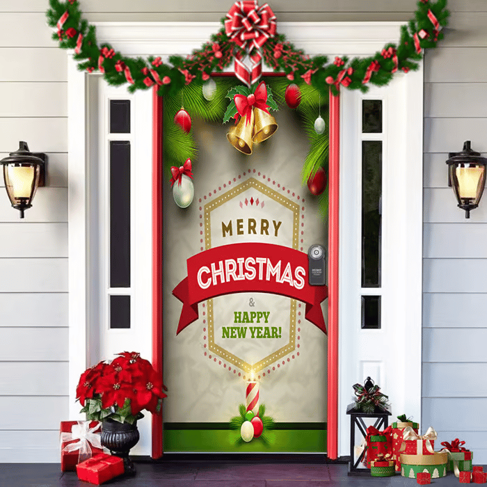 🌟Last day to get 49% off🌟2025 Christmas and Halloween front door decoration