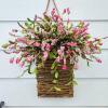 💥LAST DAY SALE 50% OFF💥Cream Hydrangea Door Hanger Basket⚡BUY 2 FREE SHIPPING