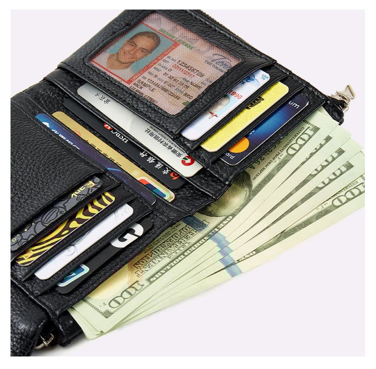 ⏰LAST DAY SALE 50% OFF💥Unisex Pebble Leather Wallet