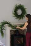 🎄(🔥Black Friday Sale: Save at least $20)🎄✨Natural Christmas Greenery - Real Touch Norfolk Pine Garland🌲