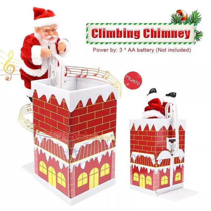(🎄Christmas Pre Sale Now-49% Off) MusedesireTM Electric Climbing chimney Santa Claus