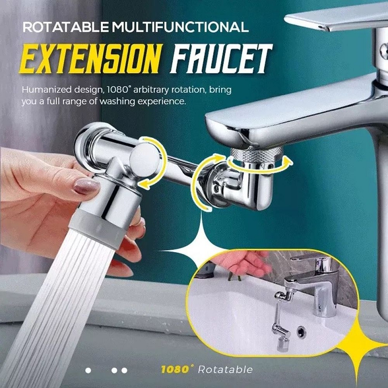 Full Rotating Universal Faucet Tap Extender(Buy 2 get Free shipping)