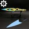 Metal Dull Blade Mystbloom Kunai 11'' Game Prop 3 Colors
