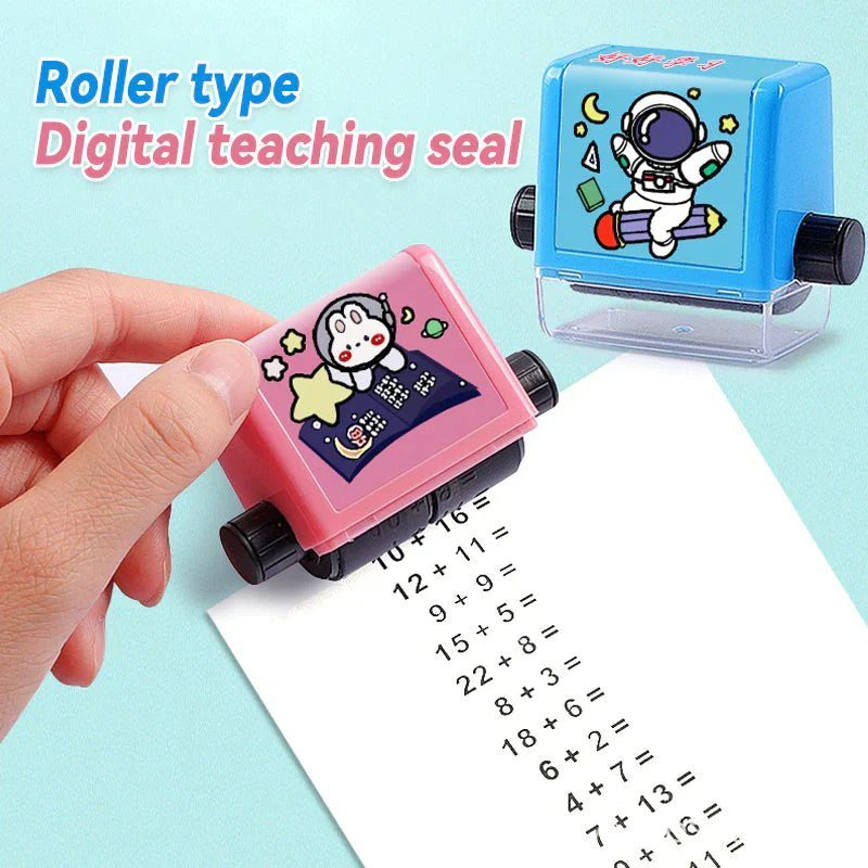(🔥Early Christmas Sale) Smart Math Roller(Contains Ink)- Buy 4 Get Free shipping