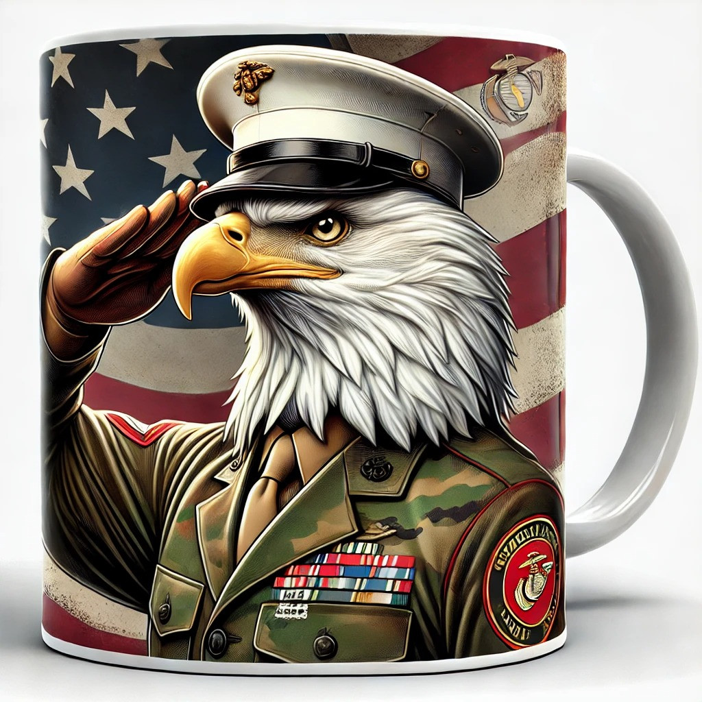 Handmade Veterans Tribute Mug (BUY 2 GET FREE SHIPPING)