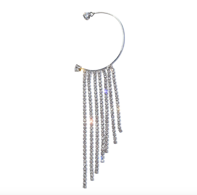 (🔥Early Christmas Hot Sale48% OFF)Sparkling Diamond Tassel Earrings(Buy 2 get 1 Free)