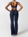 🔥Last Day Promotion 48% OFF-🎁-  V-Back Flared Jumpsuit (Buy 2 Free Shipping)