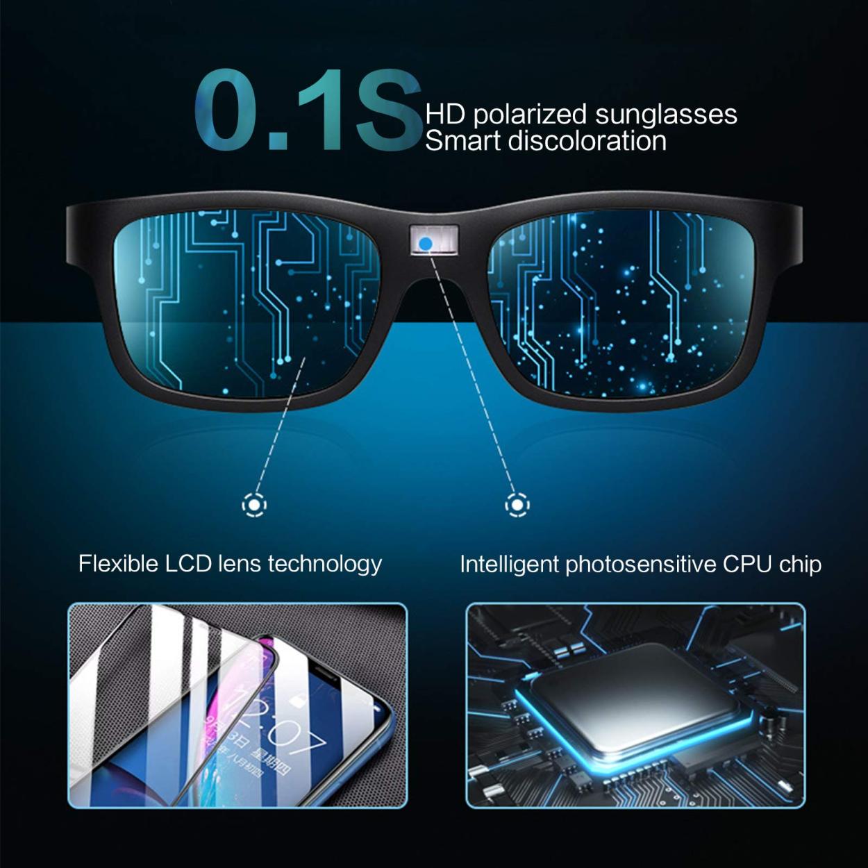🎁TikTok Last Day Sale - 70% OFF🎉Smart Photochromic Polarized Sunglasses
