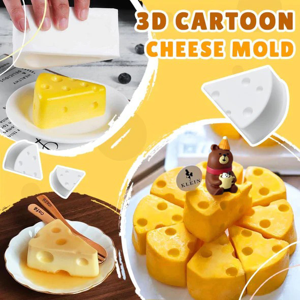 🎁Early Christmas Sale 48% OFF - 3D Cartoon Cheese Mold（6 PCS FREE SHIPPING)