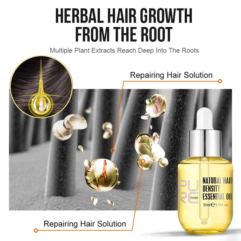 🔥PURC Hair Growth Oil(Fast Hair Growth - Prevent Hair Less)