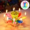 Last Day Promotion 70% OFF - 🔥Creative Rotating Flowering Singing Lotus Holiday Candles⚡Buy 2 Get 1 Free(3 Pcs)