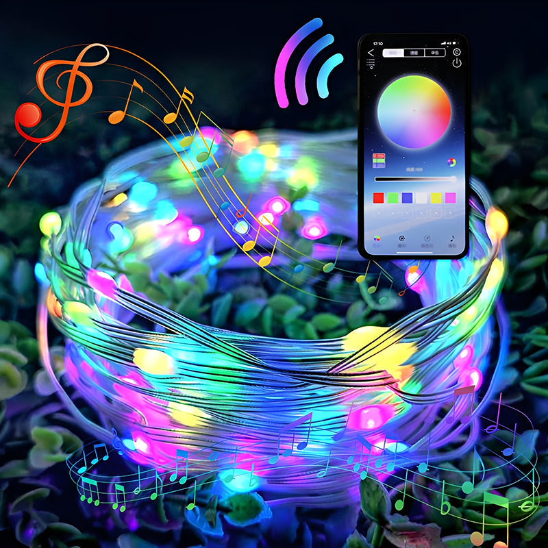 (🎁2024 Neujahr Heißer Verkauf🎁Letzter Tag- 49% OFF💦)💡🌈Bunte Fernbedienungslichter😎