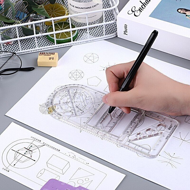 (Early Christmas Sale- 48% OFF) Multifunctional Geometric Rulers- Buy 3 Get 2 Free & Free Shipping