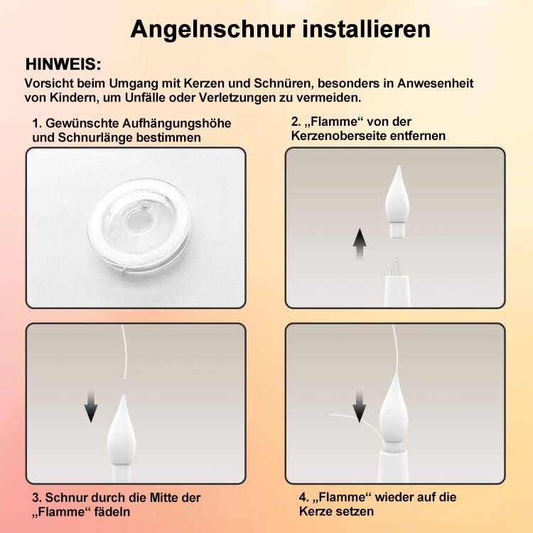 🔥Heißer Verkauf 49% Rabatt🕯️Flammenlose Schwebekerzen