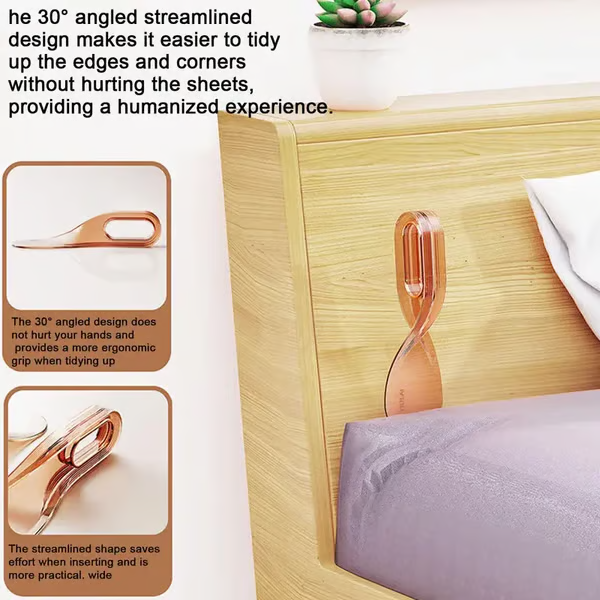 (🌲Early Christmas Sale- 49% OFF) 2 IN 1 Mattress Lifter & Bed Sheet Tucker Tool - BUY 3 GET EXTRA 20% OFF