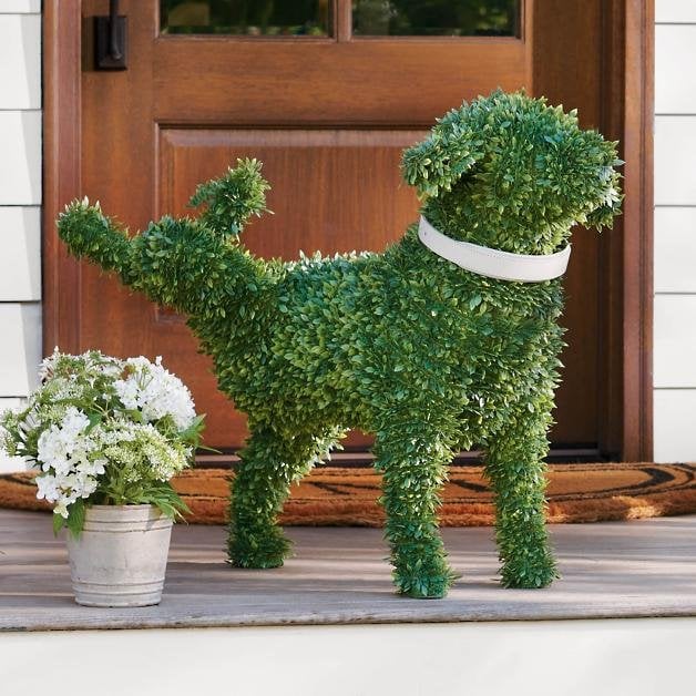 Limited stock💥Decorative Peeing Dog Topiary（28x26x20cm）