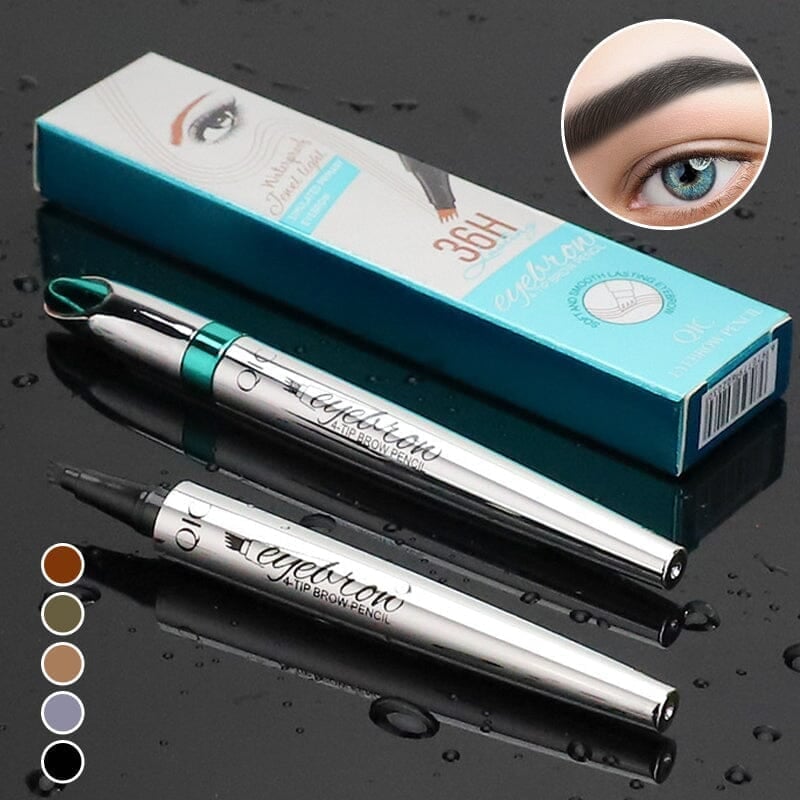 🔥Last Day Promotion 70% OFF-🔥-3D Waterproof Microblading Eyebrow Pen 4 Fork Tip Tattoo Pencil