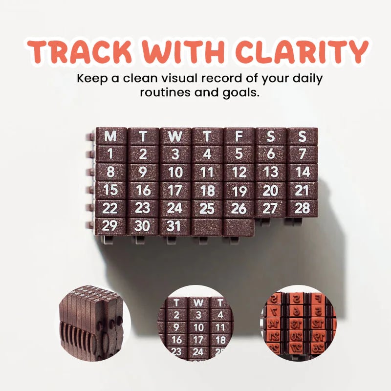 🔥Last Day Promotion 70% OFF🔥TimeBlocks Connected Calendar Stamp⚡Buy 2 Free Shipping