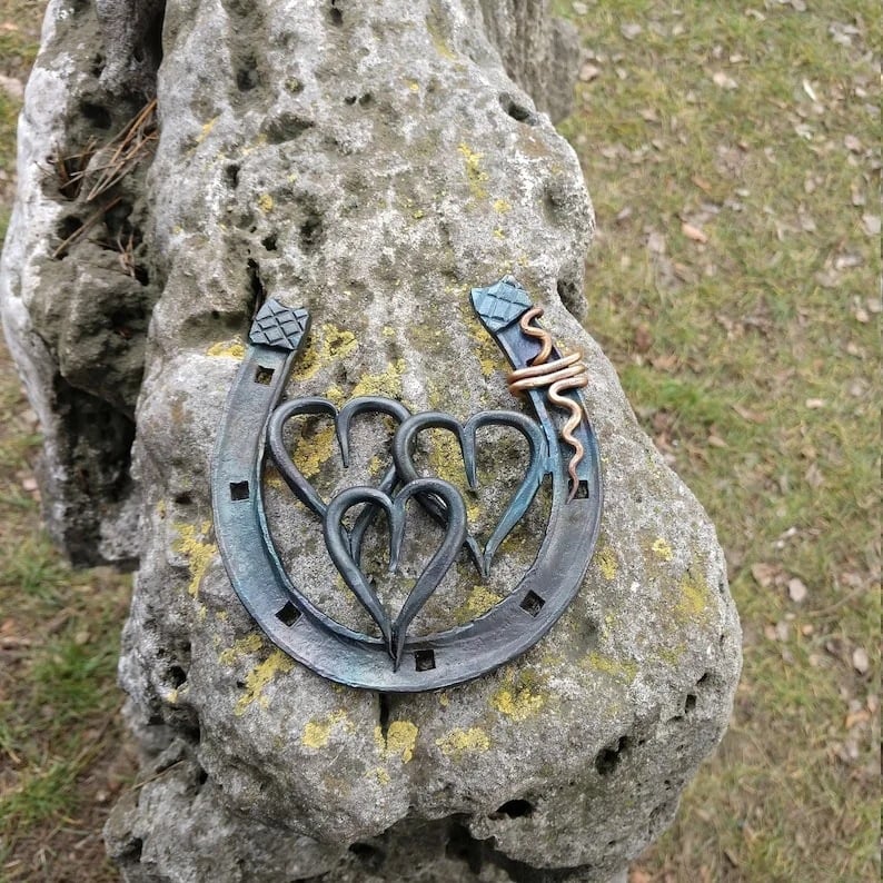 💝Valentine's Day Handmade Horseshoe Memorial Gift