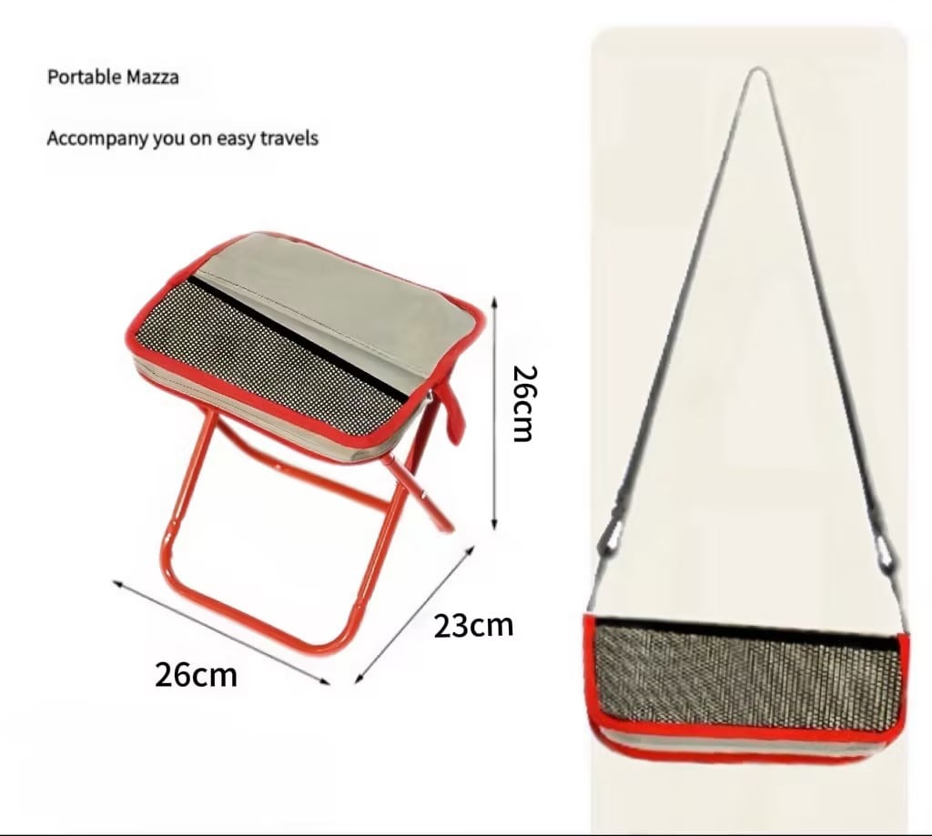 💥LAST DAY SALE 50% OFF💥Foldable Stool with Carrying Bag⚡BUY 2 FREE SHIPPING