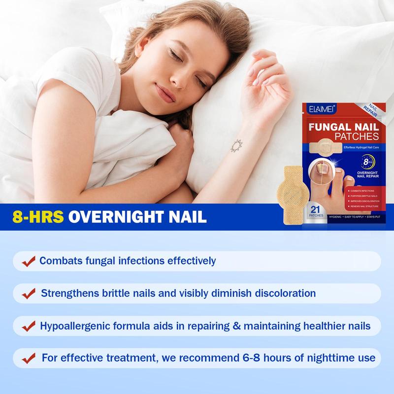🔥LAST DAY ONLY 50% OFF🔥21 Pcs Fungal Nail Patches⚡BUY 3 GET 1 FREE