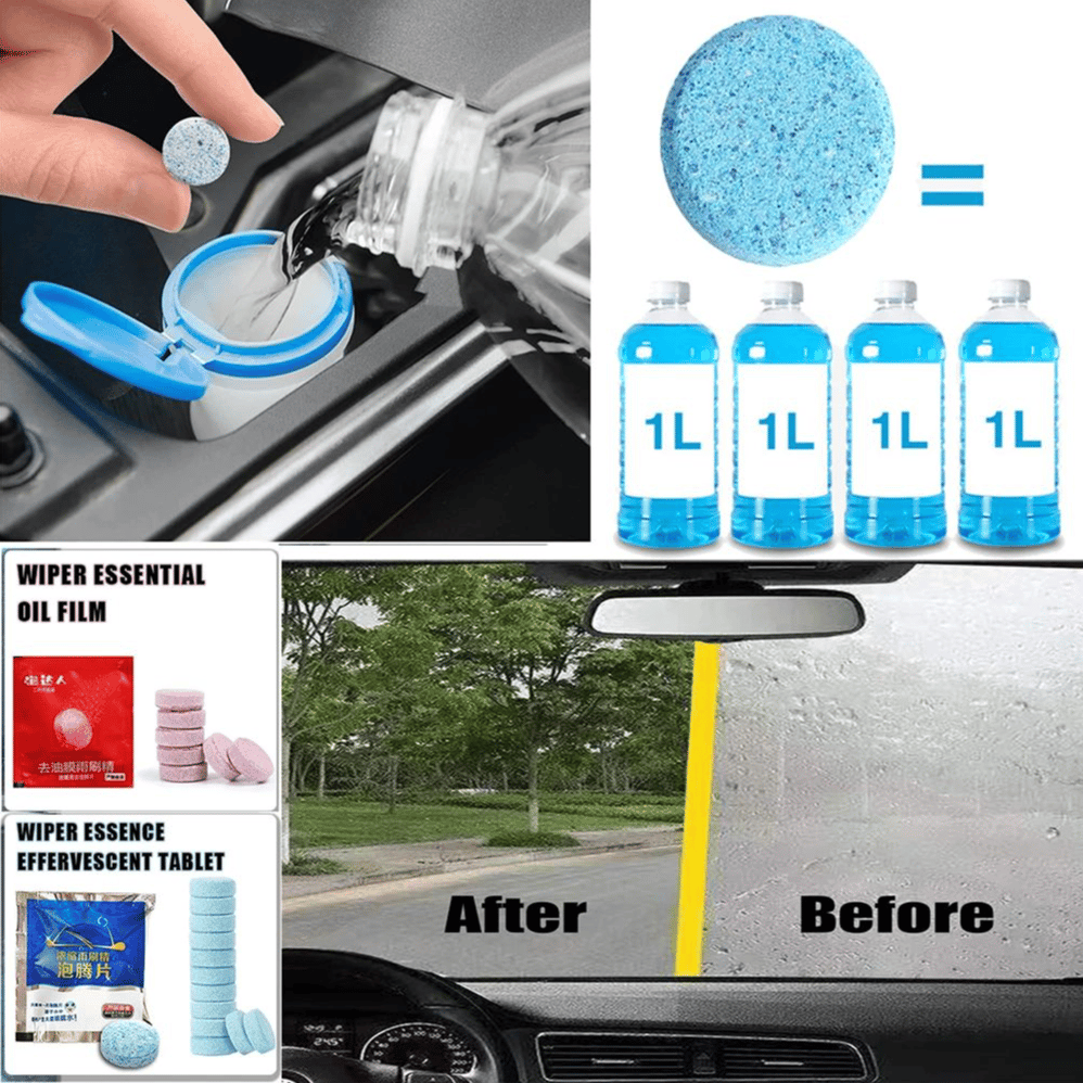 TikTok Last Day Promotion -60% OFF🎉Solid Windshield Washer Tablets (Multifunctional)