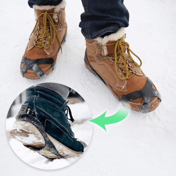 (2021 NEW YEAR PROMOTION-SAVE 50%OFF) 10 Studs Ice Gripper Spike Anti-Skid (1 pair)