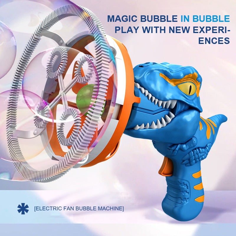 (🌲EARLY CHRISTMAS SALE - 50% OFF) 🎁Electric Dinosaur Bubble Machine, BUY 2 FREE SHIPPING