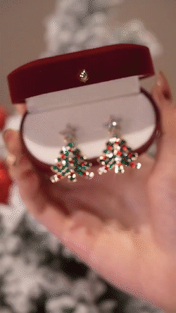 (🎅Early Christmas Sale - 49% OFF）Christmas Tree Earrings-BUY 2 FREE SHIPPING