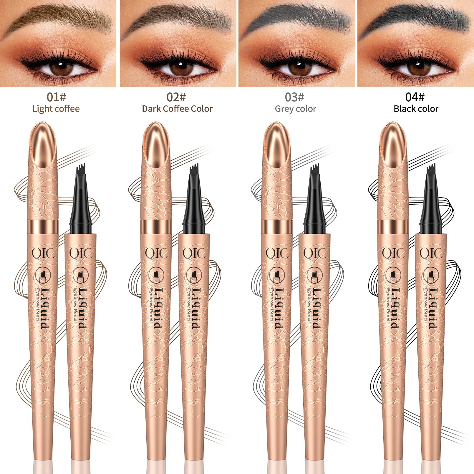 🔥Last Day Promotion 48% OFF-🎁-3D Microblading Eyebrow Tattoo Pencil 4 Fork Tip