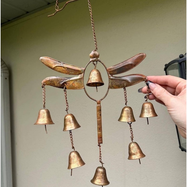 💖Mother's Day Gift - Handmade Dragonfly With Bells Wind Chime