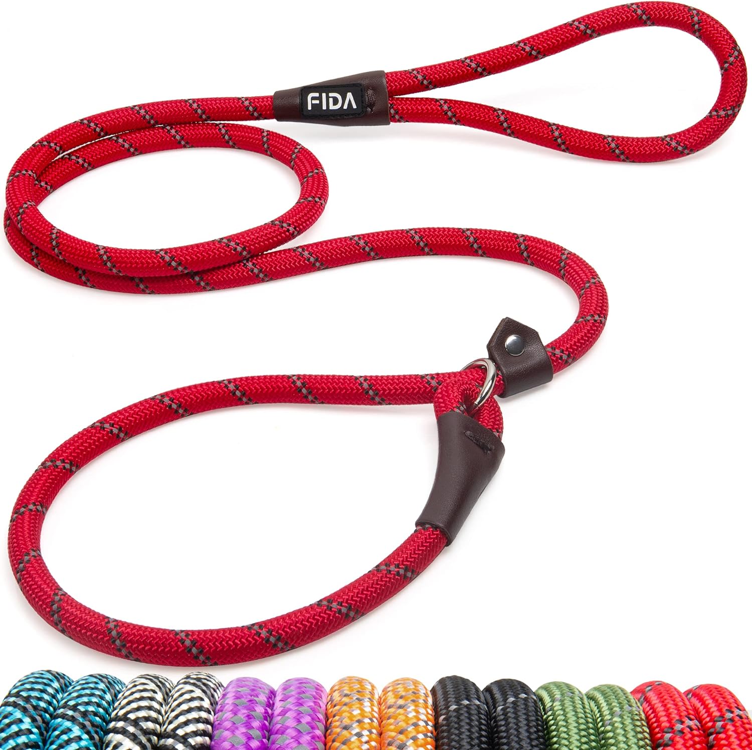 Fida Durable Slip Lead Dog Leash, 6 FT x 1/2