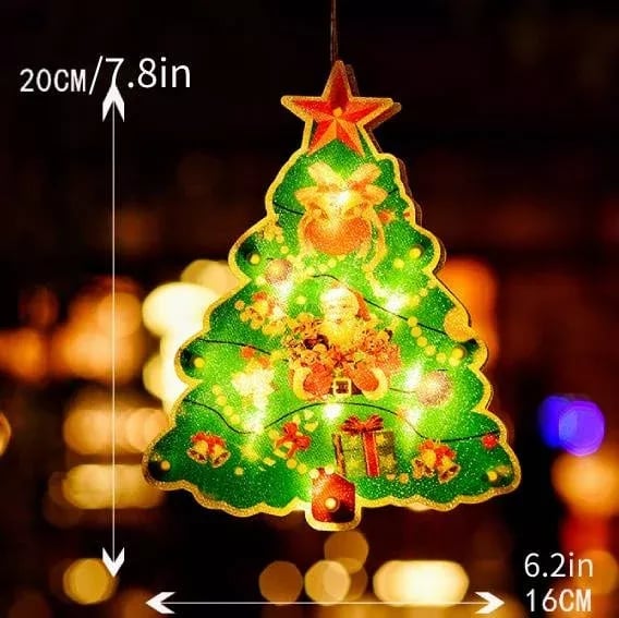 🎁2024 New Year Hot Sale🎁CHRISTMAS PRE-SALE 40%OFF NOW🎄Christmas Window Hanging Lights