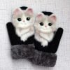 🧤Hand knitted cute animal gloves