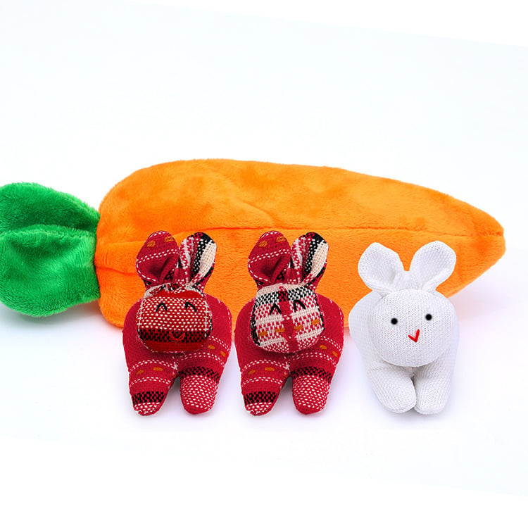 🔥Last Day Promotion 70% OFF🔥Hide-and-Seek Bunnies in Carrot Pouch