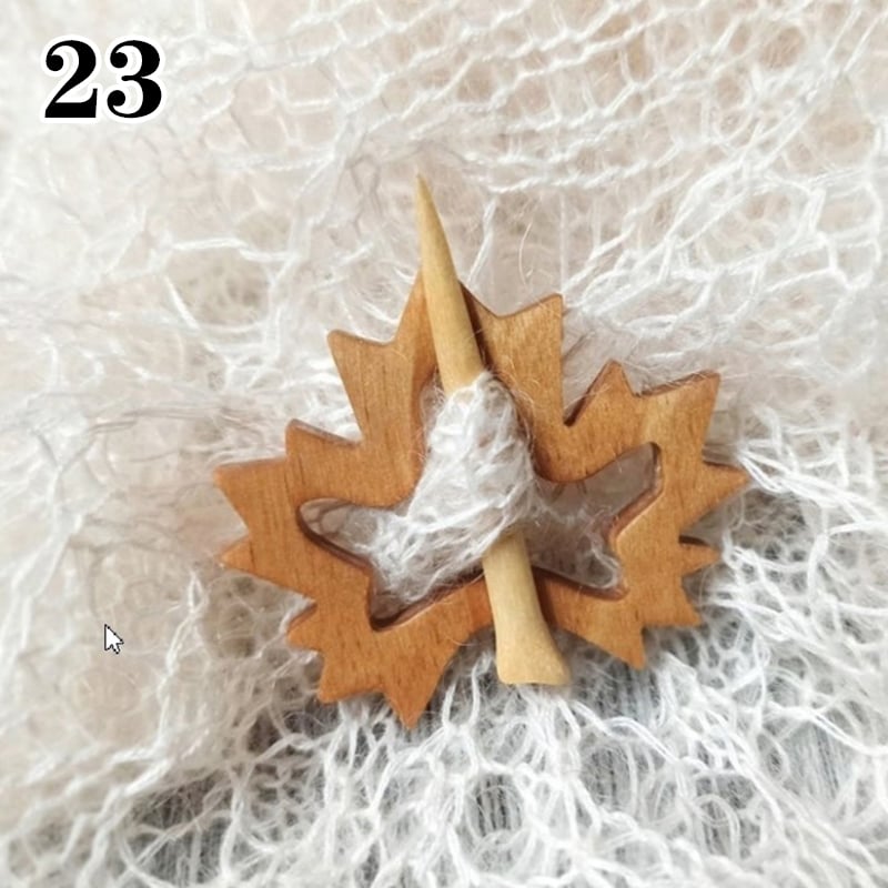 🔥LAST DAY 50% OFF🔥Brooch pin with wooden animal pattern (sweater clip)