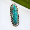 🔥 Last Day Promotion 75% OFF🎁Sterling Silver Vintage Boho Turquoise Ring