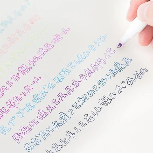 (🎄Early New Year Flash Sale🎄-48% OFF) Double Line Outline Pen，For Gift Card Writing & Drawing