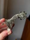 Vintage Engraved Spur Collectible Accent (Silver)