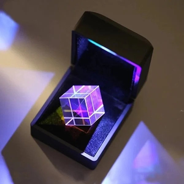 Magic Prism Cube with Light-up Box