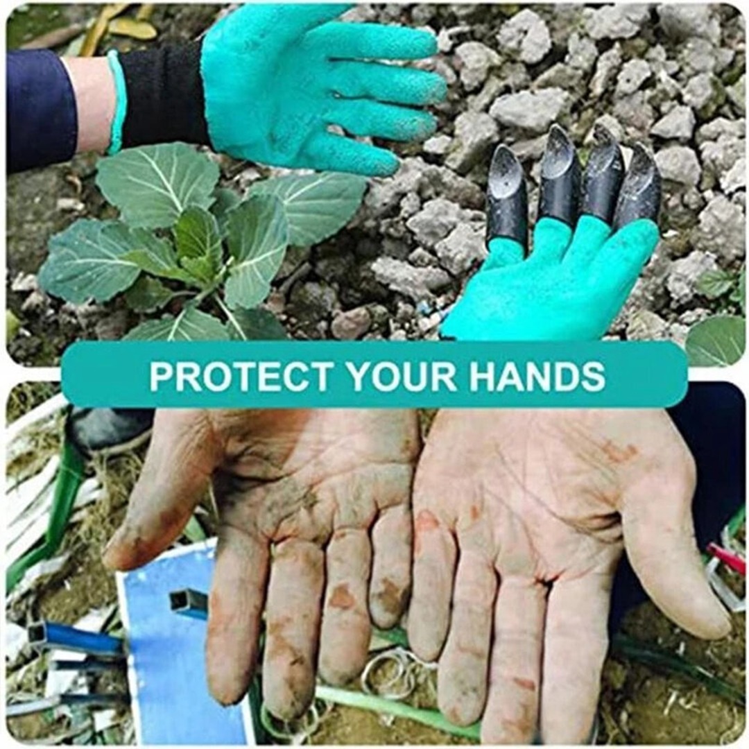 Last Day Promotion 48% OFF - Garden Gloves with Claws(For Digging & Planting | Waterproof)