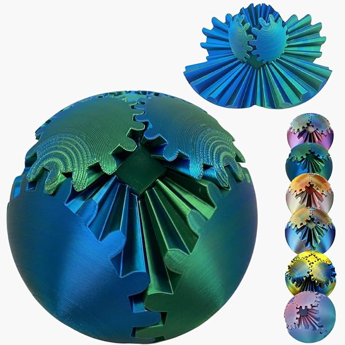 🔥Flash Sale-50% OFF Buy More Save More GearSphere - The Steampunk Whirling Wonder Fidget (Gear Ball)