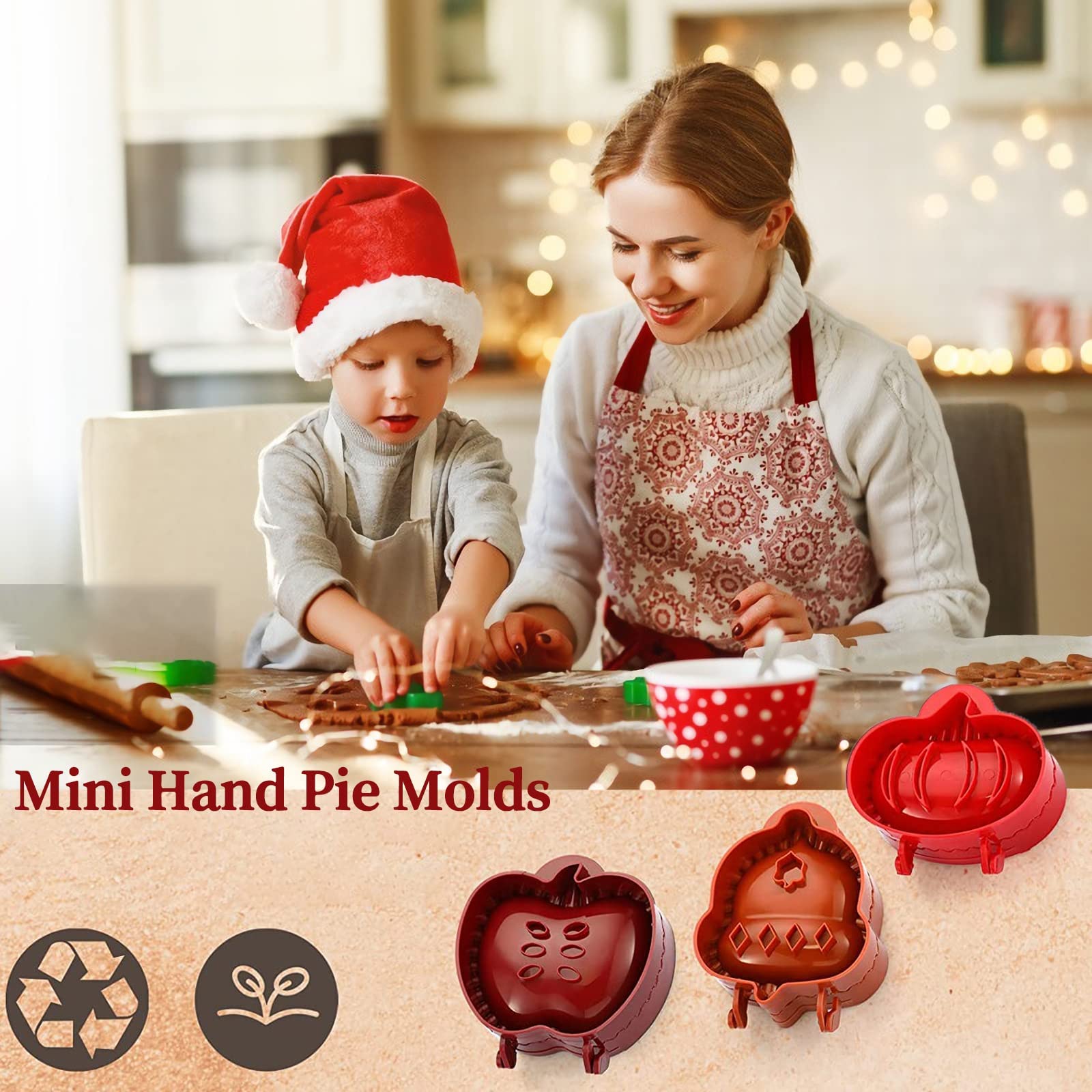 🎁Early Christmas Sale 🎄 Christmas One-press Hand Pie Maker🥧