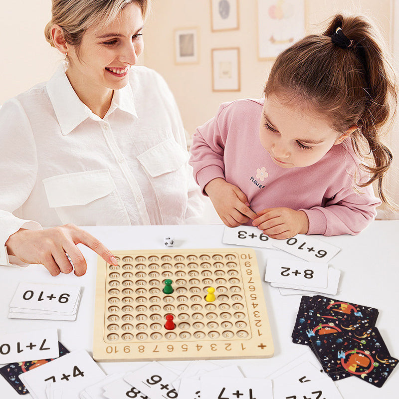 (🎄Christmas Hot Sale - 48% OFF) Wooden Montessori Multiplication Board Game, BUY 2 FREE SHIPPING