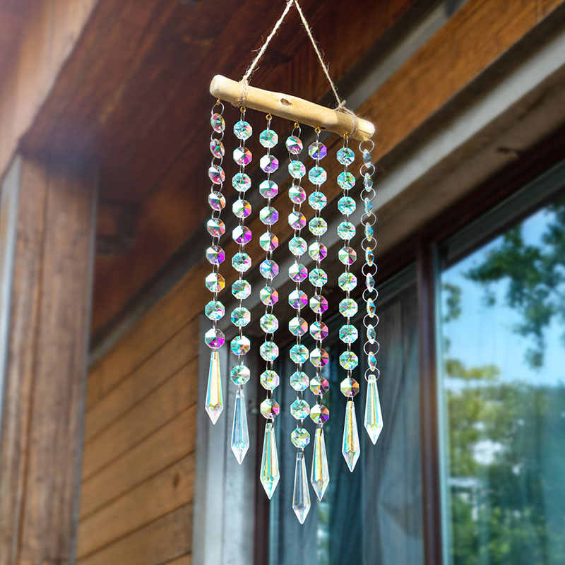 🔥Last Day Promotion 48% OFF-🎁-SATVEE™ Sparkling Crystal Wind Chimes