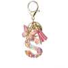 🔥Last Day 50% OFF - Butterfly Letter Keychain Tassel Design Vibrant Durable Lightweight Gift