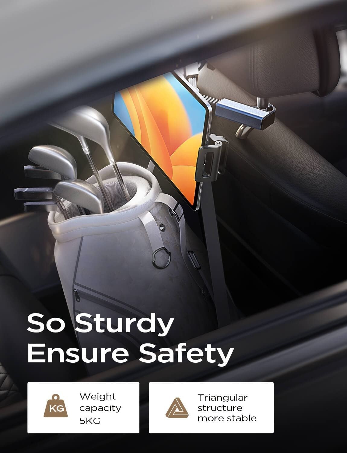 (🔥HOT SALE - SAVE 49% OFF) Headrest Tablet Mount🎁BUY 2 FREE SHIPPING
