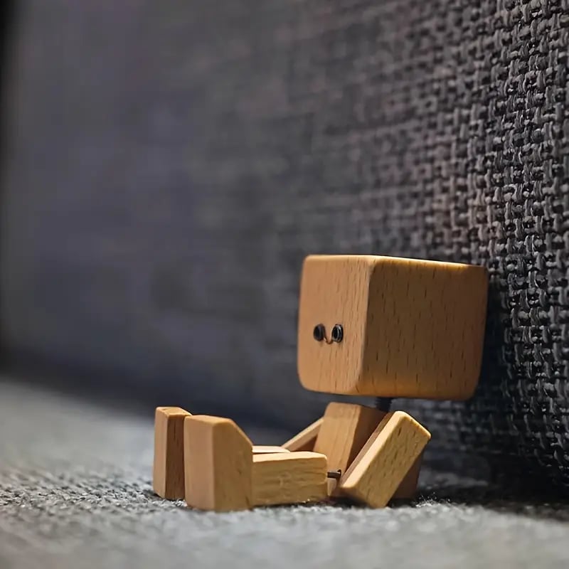 💥LAST DAY SALE 50% OFF💥Little Sways Wooden Figure with 12Pcs Magnetic Expressions