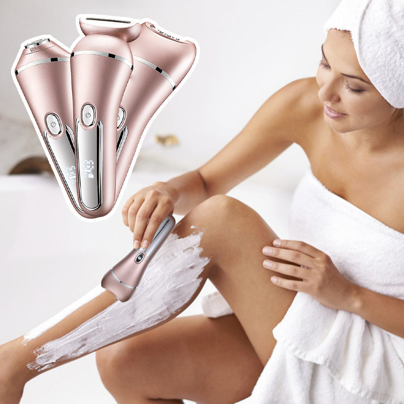 🔥Electric Epilator Hair Removal for Women 3 in 1 Shaver for Legs Arms Underarms Bikini Public Rechargeable-Buy 2 Free Shipping